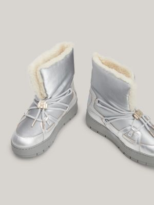 Tommy hilfiger metallic clearance boots