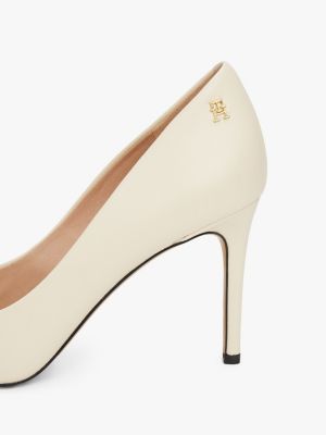 multi spitzer stiletto-pumps aus leder für damen - tommy hilfiger