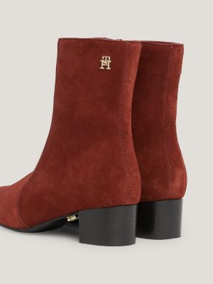 Tommy hilfiger best sale burgundy boots