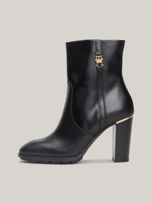 Tommy hilfiger metallic store heeled chelsea boot