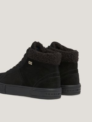 Black high top store trainers womens