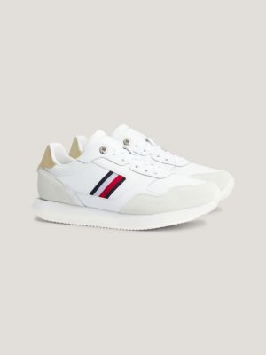 Tommy Hilfiger Global Stripe Sneaker In White