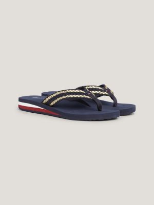 Tommy hilfiger best sale navy blue sandals