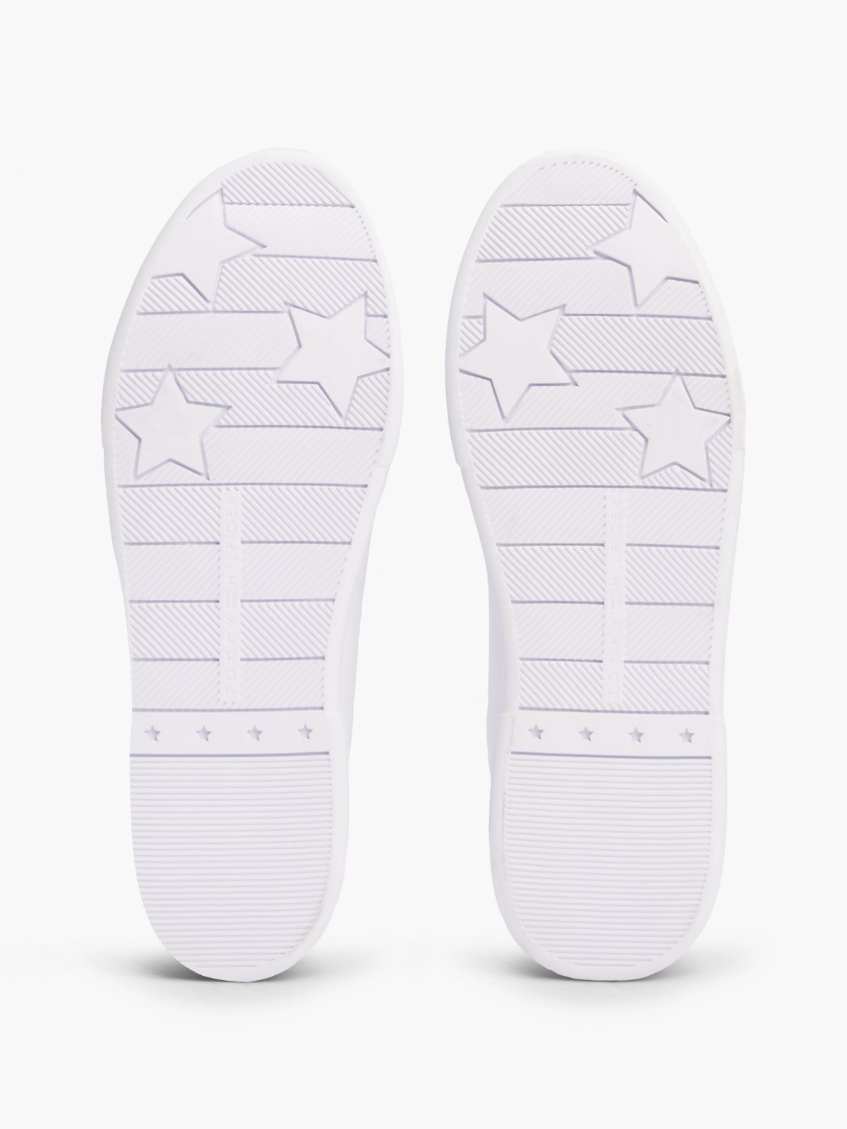 Leather Cupsole Court Trainers — White