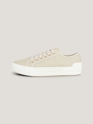 Tommy hilfiger hot sale beige shoes