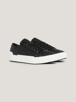 Tommy hilfiger cheap trainers black