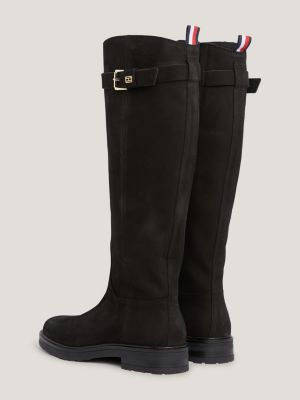 Tommy hilfiger th deals buckle high boot