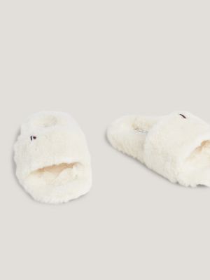 Tommy hilfiger fluffy online slippers