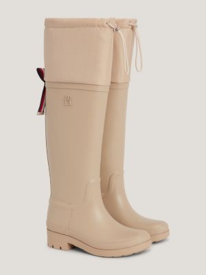 Tommy hilfiger plastic on sale boots