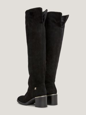 Pull on over the knee outlet boots