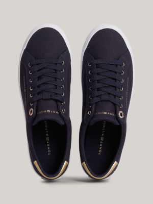 Tommy hilfiger metallic hot sale detail city trainers