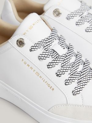 Witte leren sneakers online dames