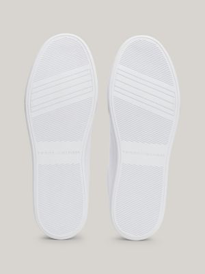 Baskets Elevated en cuir Blanc Tommy Hilfiger