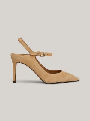 Khaki suede hot sale heels