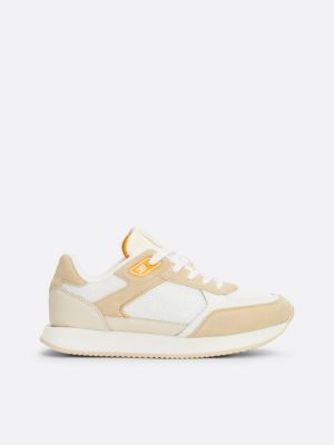 Tenis De Corte Medio Con Suela Cupsole Mujer Beige Tommy Hilfiger TOMMY  HILFIGER