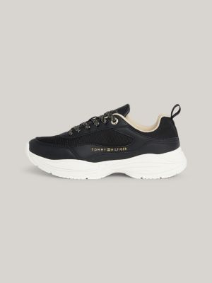 Tommy hilfiger chunky mixed best sale textile trainer