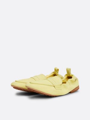 Rutschhemmender Mokassin-Loafer aus Wildleder | Gelb | Tommy Hilfiger