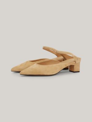 Tan best sale pointed mules