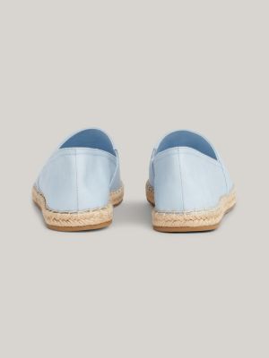 Embroidery Flat Espadrilles Blue Tommy Hilfiger