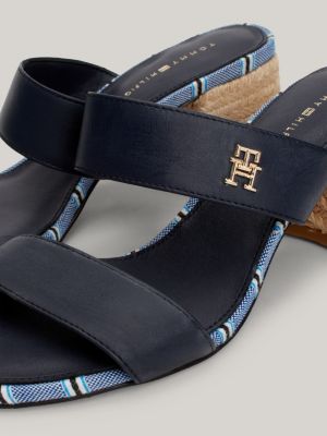 Tommy hilfiger block heel sandals sales