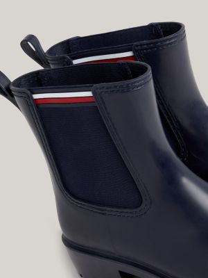 Bottines de pluie Essential embl matiques Bleu Tommy Hilfiger