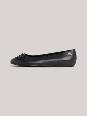 Tommy hilfiger ballerina zwart hot sale