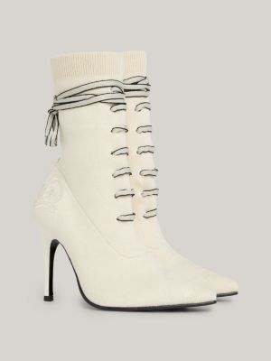 Bottines femme Bottines en cuir et talon Tommy Hilfiger CH