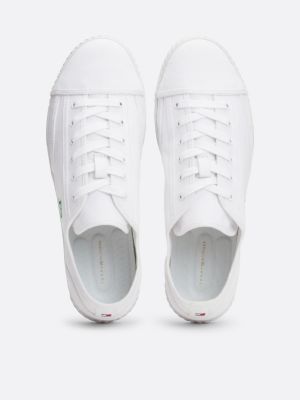 Womens white tommy hilfiger hot sale trainers