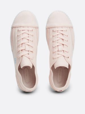 Tommy hilfiger sneakers womens hot sale pink