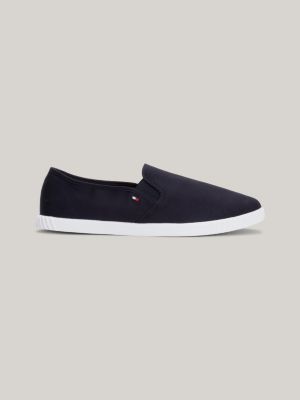 Essential Canvas Slip-On Trainers | Blue | Tommy Hilfiger