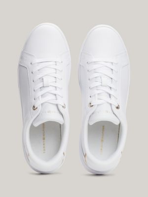 Tommy hilfiger best sale metallic trainers