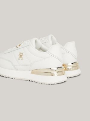 Tommy hilfiger gold clearance trainers