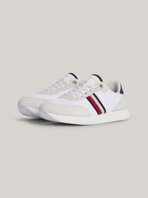 Tommy Hilfiger ESSENTIAL STRIPES - Zapatillas - white/blanco 