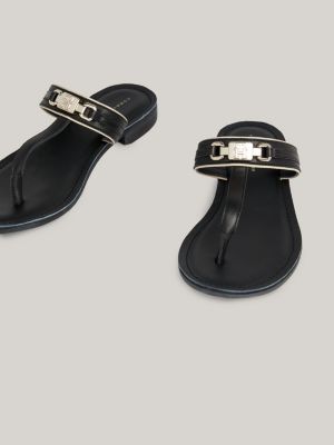 Tommy hilfiger sale silver sandals