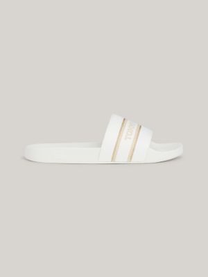 White tommy hotsell hilfiger sliders