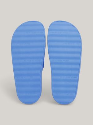 TH Monogram Badeschuh mit Plateau-Sohle | Blau | Tommy Hilfiger
