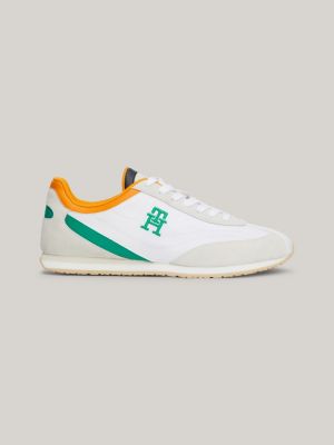 The Brooklyn Leather Fine Cleat Skate Trainers | Green | Tommy