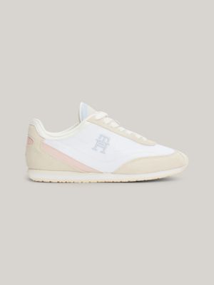 Tommy Hilfiger Signature Cupsole Sneakers White - Women's Trainers