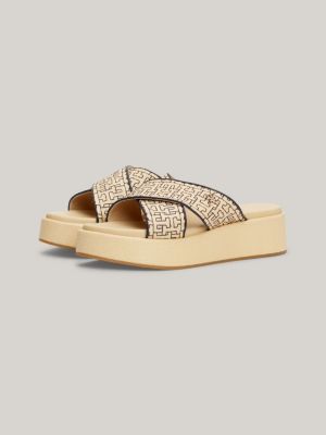 Tommy hilfiger deals raffia wedge