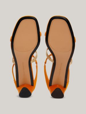 Tommy hilfiger heeled sandals sales