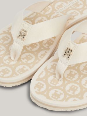 Webbing Strap Beach Sandals Beige Tommy Hilfiger