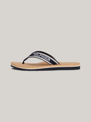 Hilfiger Monotype Flip-Flops | Blue | Tommy Hilfiger