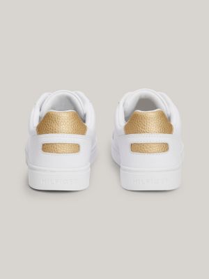 Tommy hilfiger cheap gold trainers