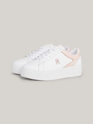 Tommy hilfiger store white platform sneakers