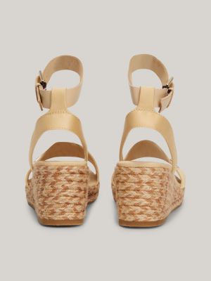 Tommy hilfiger best sale wedges beige