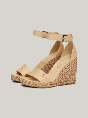 Tommy hilfiger hot sale wedges beige