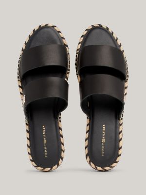 Leather espadrille online sandal