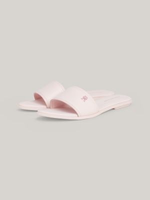 Pink tommy hot sale hilfiger slides