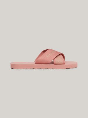 Tommy hilfiger store beach slides women's