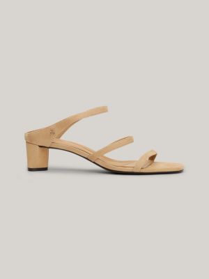 Sandália papete tommy hilfiger feminina em x, cor nude - R$ 69.99  (confortável) #108878, compre agora